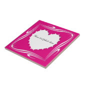 Hartvorm Tegeltje (Zijkant)