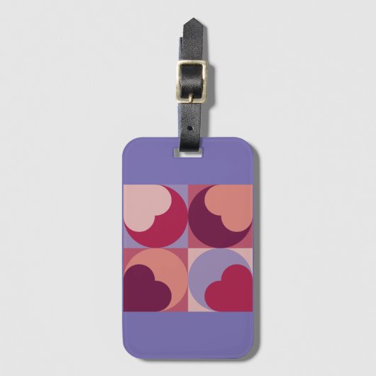 Hartvormen Bagagelabel (Voorkant (verticaal))