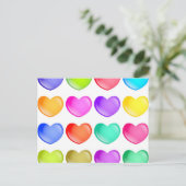 Hartvormen Briefkaart (Staand voorkant)