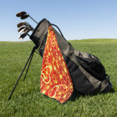 Hartvormen Patroon-25622 Golfhanddoek (Groen)