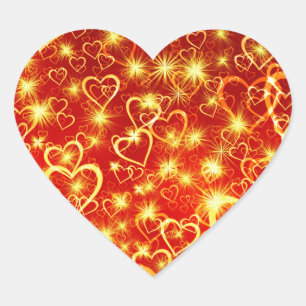 Hartvormen Patroon-25622 Hart Sticker