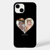 Hartvormig 2 foto collage Case-Mate iPhone case (Achterkant)