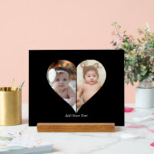 Hartvormig 2 foto collage Poster (Huwelijk)