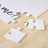 Hartvormig 36 Foto collage zal je me trouwen Legpuzzel (Zijkant)