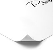 Hartvormig 48 Fotocollage Begrafenis Poster (Hoek)