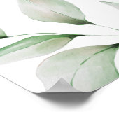 Hartvormig 8 Photo Collage Memorial Greenery Poster (Hoek)