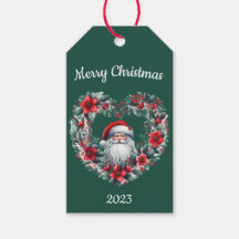 Hartvormig bloemenkrans - Kerstman