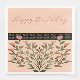 Hartvormig bloemvormig geaccentueerd servet