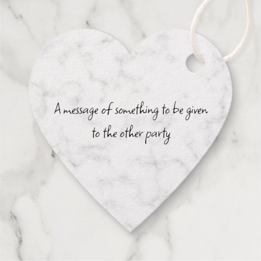 Hartvormig dank je wel in 4 talen bedankjes labels (Achterkant)