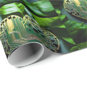 Hartvormig elektronisch circuit inpakpapier (Rol Hoek)