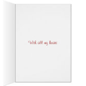 Hartvormig Flame Red Candle Art Valentijnsdag (Binnen (Rechts))