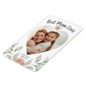 Hartvormig fotoscript Beste mama ooit Magneet (Linkerzijde)