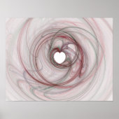 Hartvormig gat poster (Voorkant)