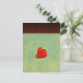 Hartvormig geluid briefkaart (Staand voorkant)