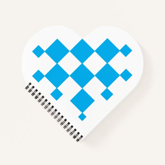 hartvormig geometrisch Notitieboek (Voorkant)