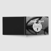 Hartvormig hangslot foto bruiloft gastenboek (Volledig)