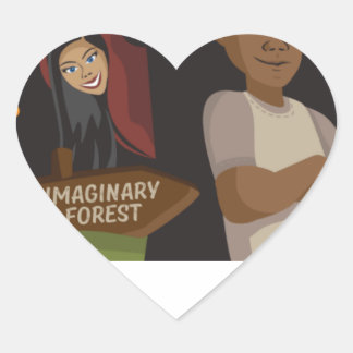 Hartvormig Hart Sticker