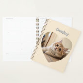 Hartvormig kat ontwerp planner (Display)
