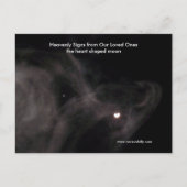 Hartvormig maanpostkaart.. briefkaart (Voorkant)