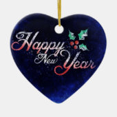 Hartvormig Nieuwjaar Ornament (Voorkant)
