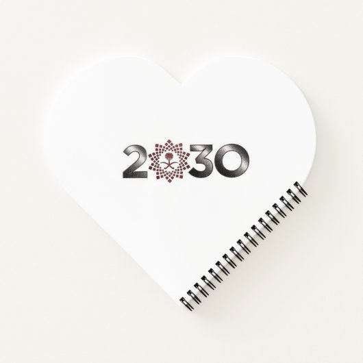 hartvormig Notitieboek (Achterkant)