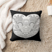 Hartvormig patroon kussen (Deken)