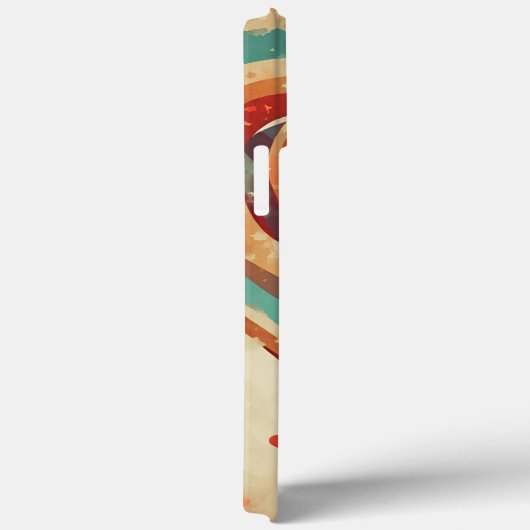 hartvormig retro Case-Mate iPhone case (Achterkant / Rechts)