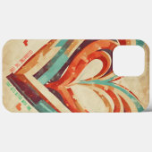 hartvormig retro Case-Mate iPhone case (Achterkant (horizontaal))