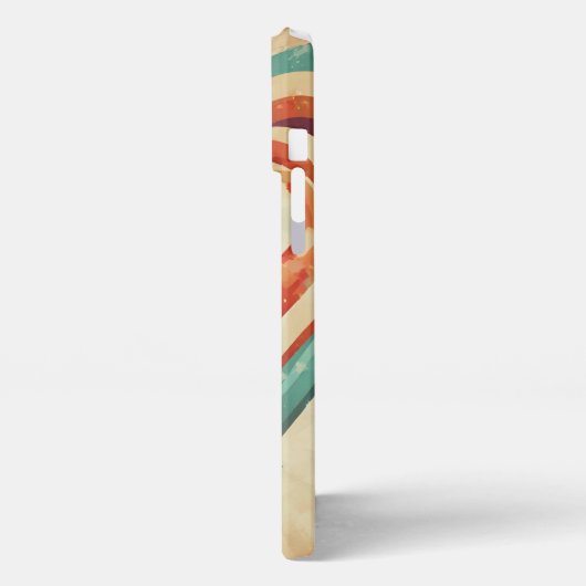 hartvormig retro iPhone hoesje (Linkerkant)