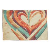 hartvormig retro kussensloop (Achterkant-Rechts)