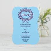 Hartvormig Roos Cartouche & Cherub Paar Kaart (Staand voorkant)