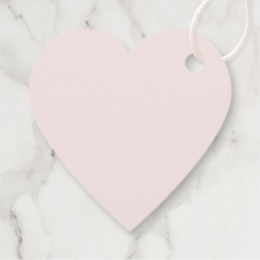 Hartvormig Roze Gevoeld om te zijn bruiloft Bedankjes Labels (Achterkant)