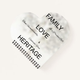 hartvormig spiraalgebonden journaal notitieboek