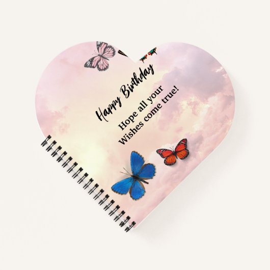 Hartvormig spiraalgebonden notitieboek (Voorkant)