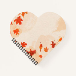 Hartvormig spiraalgebonden notitieboek