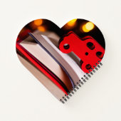 Hartvormig spiraalgebonden notitieboek (Achterkant)