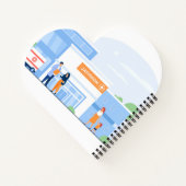 Hartvormig spiraalgebonden notitieboek (Achterkant)