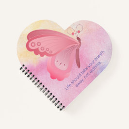 Hartvormig spiraalgebonden notitieboek