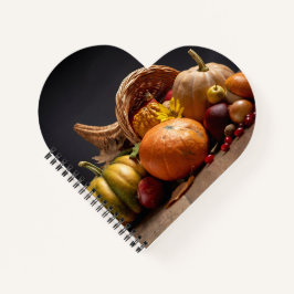 Hartvormig spiraalgebonden notitieboek