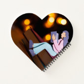 Hartvormig spiraalgebonden notitieboek (Achterkant)