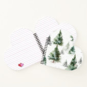 Hartvormig vakantie Notitieboek – Fir Tree Edition (Binnen)
