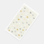 Hartvormig zachte kleur servet (Hoek)