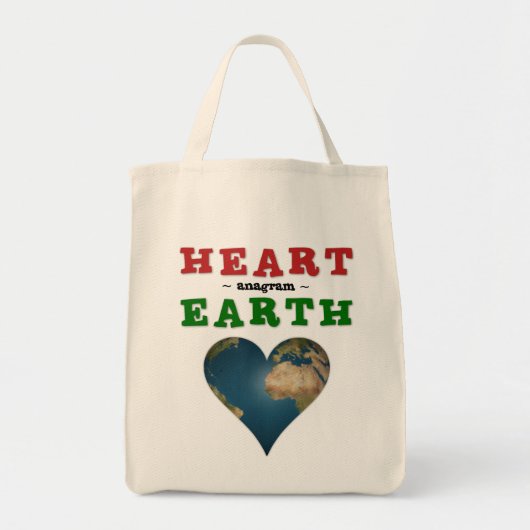 Hartvormige Aarde Tote Bag (Voorkant)