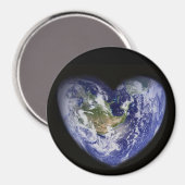 hartvormige aardmagneet magneet (Voorkant / Achterkant)