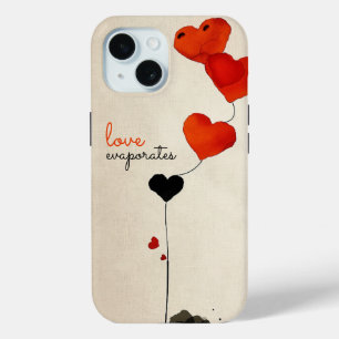 Hartvormige ballonnen iPhone 15 case