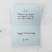 Hartvormige ballonnen valentijnskaart feestdagen kaart (Binnen)