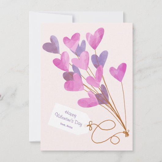 Hartvormige Ballonnen voor Valentijnsdag (Voorkant)