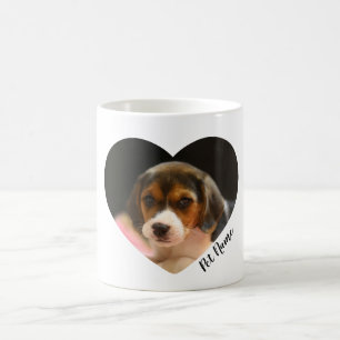 Hartvormige Beagle Puppy Foto & Naam Koffiemok