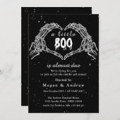 hartvormige benige handen Party Halloween Kaart (Voorkant / Achterkant)