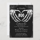 hartvormige benige handen Party Halloween Kaart (Voorkant)